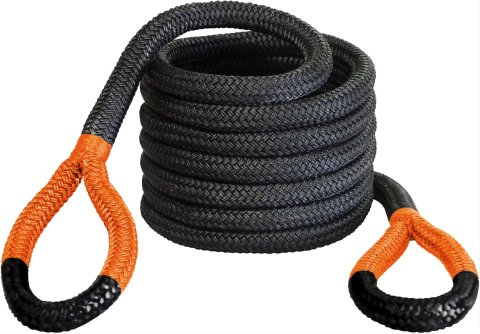 Bubba Rope Big Ropes 176720ORG Tow Rope, Bubba, 1 1/4 in. diameter, 30 ft. Length, 52,300 lbs. Breaking Strength, Orange Eyes, Nylon, Each