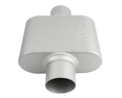 FlowMonster 1-Chamber Steel 3 Inch Muffler 43010-FM Muffler, FlowMonster, Aggressive Sound, 1-Chamber, 3.00 in. Single Inlet, 3.00 in. Single Outlet, Steel, Aluminized, Universal, Each
