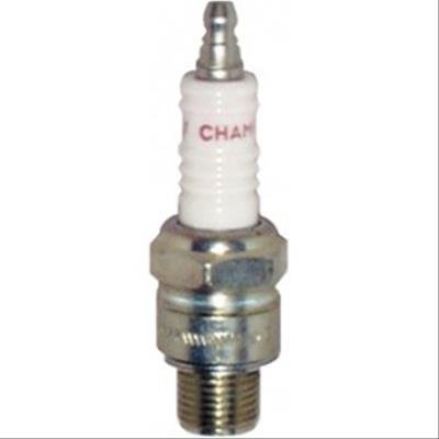Champion Copper Plus Spark Plugs RJ8C Plug, Plus, Nickel Alloy, 14mm Thread, 0.375 in. Reach, Flat Seat, 13/16 in. Wrench Size, Each