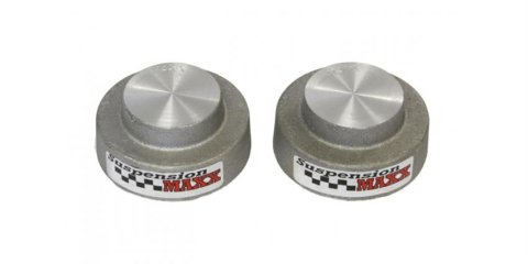 SuspensionMAXX MAXXStak Rear Coil Spacers SMX-15100M Coils Spring Spacers, Aluminum, 1.0 in. Rear, Chevy, GMC, Pair