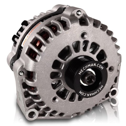 MechMan G Series Alternators 8302240 and Generators, Alternators, 12 V, 240 amps, Black/Natural, Serpentine Pulley, 2-pin Plug, Buick, Chevrolet, GMC, Hummer, Each