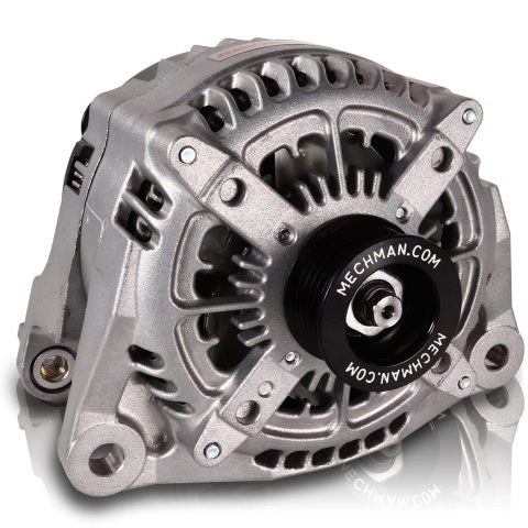 MechMan Elite Series Alternators for 2011-2018 1500, 2500, 3500 - 11477370 and Generators, Alternators, 12 V, 370 amps, Internal Regulator, Black/Natural, Serpentine Pulley, Ram, 5.7L, Each
