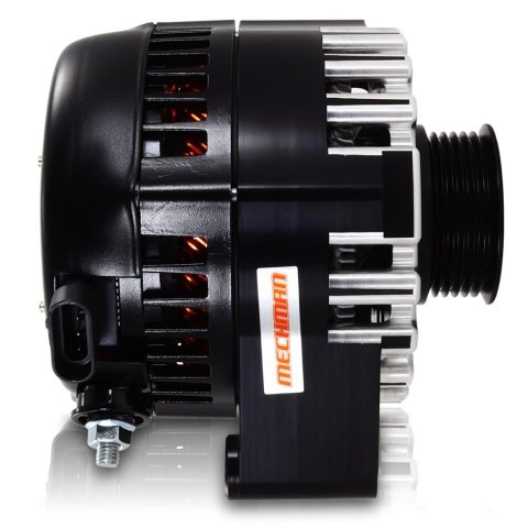 MechMan S Series Billet Racing Alternators for 2005-2013 CORVETTE - B13969240B and Generators, Alternators, 12 V, 240 amps, Black Anodized, Serpentine Pulley, Chevrolet, 6.0L, 6.2L, 7.0L, Each