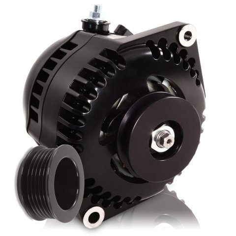 MechMan S Series Alternators 7127170B and Generators, Alternators, 12 V, 170 amps, Black, Satin Finish, Serpentine Pulley/V-Pulley, Buick, Cadillac, Chevy, GMC, Each
