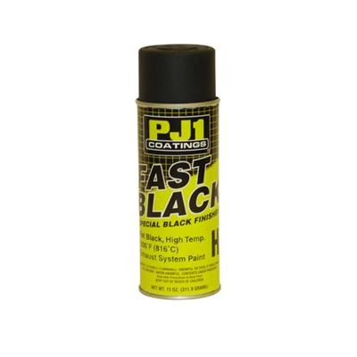 PJ-1 Fast Black Exhaust Paint 11 Oz. Flat 16-HIT Paint, High-Temperature, Exhaust, Black, oz. Aerosol, Each