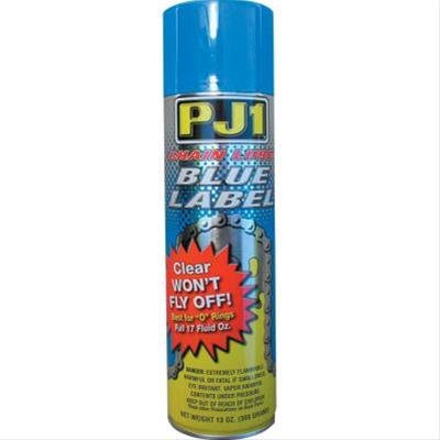 PJ-1 Blue Label Chain Lube 1-22 Lube, Label, Synthetic, Aerosol, 13 oz., Each