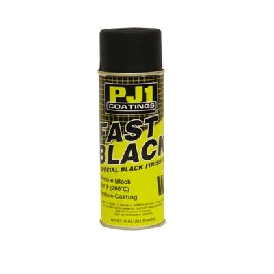 PJ-1 Fast Black Texture Paint 11 Oz. Wrinkle 16-WKL Paint, High-Temperature, Wrinkled Black, oz. Aerosol, Each