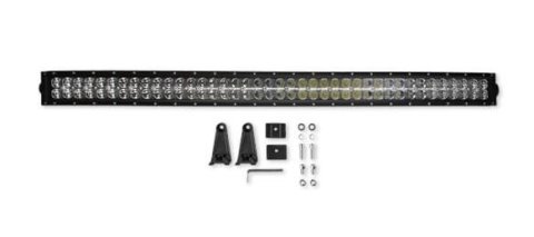 Bright Earth 19,200 Lumens 40 Inch LED Light Bar LB40-BEL Bar, in., Straight, Dual Row, 240 watts, White LED, Clear Lens, Black Housing, Each
