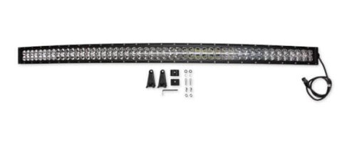Bright Earth 24,960 Lumens 52 Inch LED Light Bar CLB52-BEL Bar, in., Curved, Dual Row, 300 watts, White LED, Clear Lens, Black Housing, Each
