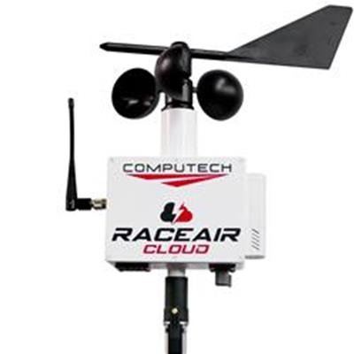 Computech RaceAir Cloud Deluxe Weather Stations 3315-ET Racing Stations, Deluxe, Wind/Speed Direction, Text/Paging, Includes Pager, RaceBase Software, Extend Pole, Trailer Install, Kit