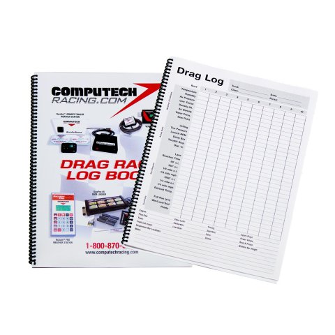 Computech Log Books 3035 Reference Book, Drag Race Book, 24 Pages, Paper Back, Each