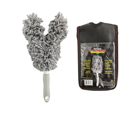 California Car Duster Wheel Dusters 96630 Duster, 15 in. White Plastic Handle, 8 in. Microfiber Mop, Each