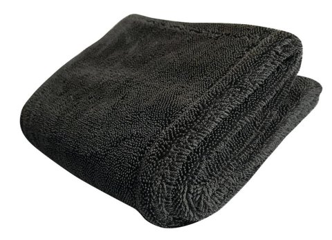 California Car Duster Double Twist Microfiber Drying Towels 20308 Towel, Microfiber, Black, 30 in. x 20 in., Each