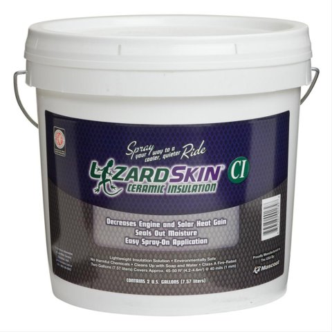 LizardSkin Original Ceramic Insulation 1303-2 Thermal Insulation, Insulation, Black, 2 gallons, Spray-on, Each