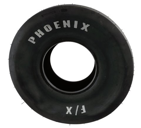 Phoenix Drag F/X Slicks 32x14-15 Tire, Slick, 32 x 14-15, Bias-Ply, F-9 Compound, Solid White Letter, Each