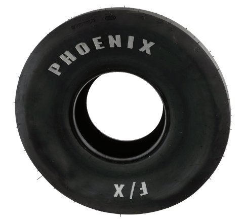 Phoenix Drag F/X Slicks 32x14-15 Tire, Slick, 32 x 14-15, Bias-Ply, F-9 Compound, Solid White Letter, Each