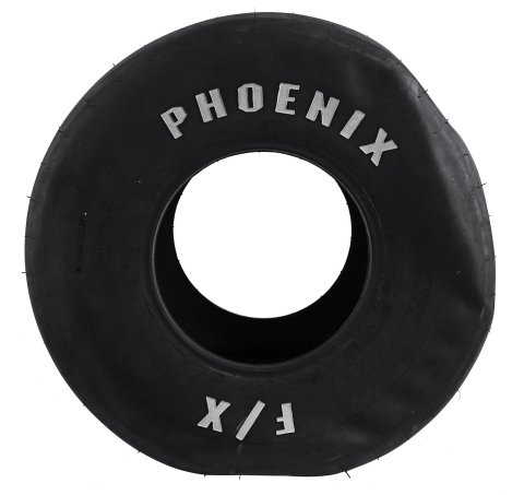 Phoenix Drag F/X Slicks 32x14.5-15 Tire, Slick, 32 x 14.50R15, Radial, F-9 Compound, Solid White Letter, Each