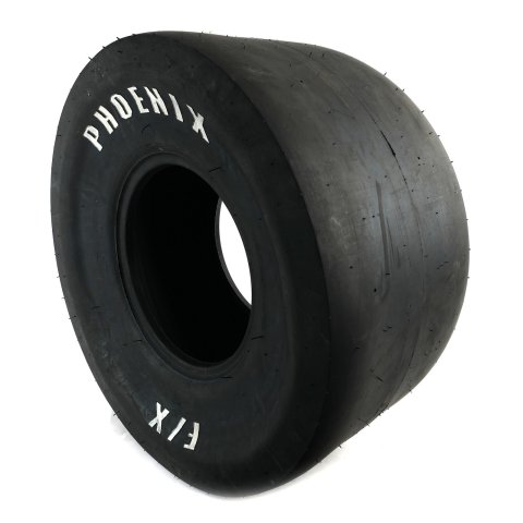 Phoenix Drag F/X Slicks 32x14-15 Tire, Slick, 32 x 14-15, Bias-Ply, F-9 Compound, Solid White Letter, Each