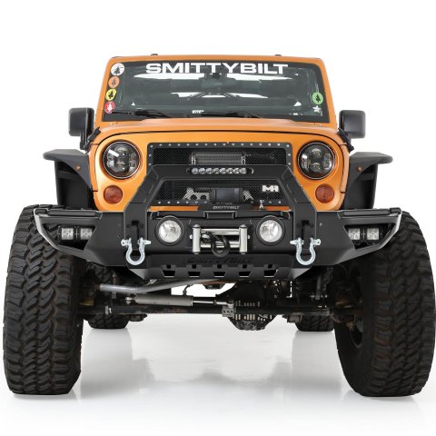 Smittybilt Stryker Modular Front Bumper Wings S/B76731 Accessories, Wings, Extension, Jeep, Pair