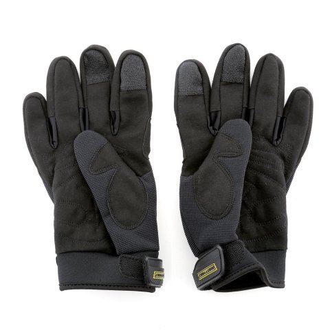 Smittybilt Trail Gloves S/B1505 Gloves, Trail, One Layer, Nylon/Synthetic Leather, Black/Gray, X-Large, Pair