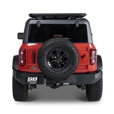Smittybilt Defender Roof Rack Mounts F01 Adapters, Defender, Only, Aluminum, Black, Textured Finish, for Platform Racks, Ford, Kit