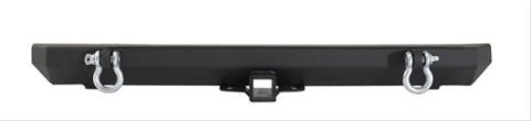 Smittybilt Spare Tire Carriers S/B76651D-01 Bumper/Carrier, SRC Classic, With D-Rings, Rear, Steel, Black Textured Powdercoated, w/o Carrier, Jeep, Each