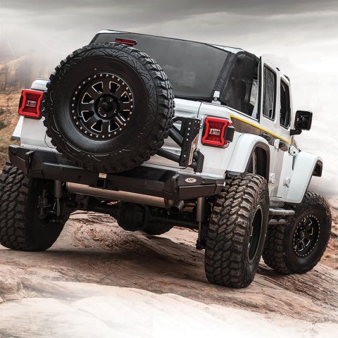 Smittybilt XRC Gen2 Rear Bumpers S/B77858 Bumper, GEN2, Rear, Fabricated, Steel, Black Textured Powdercoated, Jeep, Each