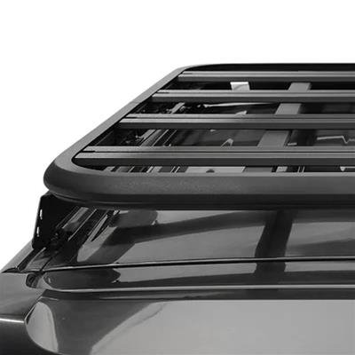 Smittybilt Defender Roof Rack Mounts T11 Adapters, Defender, Only, Aluminum, Black, Textured Finish, for Platform Racks, Toyota, Kit