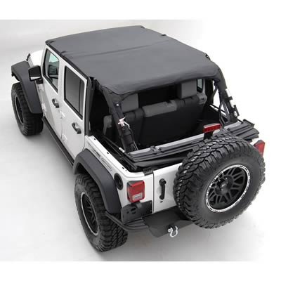Smittybilt Extended Tops S/B94535 Soft Top, Top, Polymer Cloth, Blacki Diamond, Jeep, Each