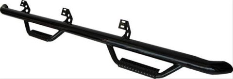 Smittybilt Nerf Steps S/BJ0764 Step Bars, Bars, Steel, Black Powdercoated, 3 in. Diameter, Jeep, Pair