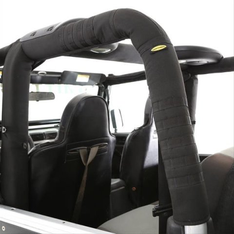 Smittybilt Seat Covers S/B5665101 600 D striped canvas;Heavy duty zippers;Heavy duty hook & loop fasteners;MOLLE attachment points front and rea