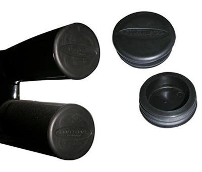 Smittybilt Bumper End Caps S/BTA25-C Caps, Replacement, ABS Plastic, Chrome, Pair