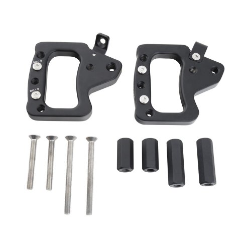 Smittybilt Grab Handles S/B76932 Handles, Aluminum Black Powdercoated, Rear, Jeep, Pair