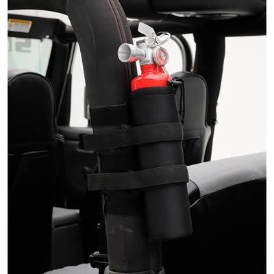 Smittybilt Roll Bar Fire Extinguisher Holders S/B769540 Storage; Holder; Holds 2.5 lbs