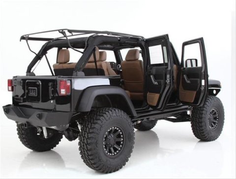 Smittybilt OE-Style Tailgate Bars S/B91205 Bar, Soft Top Hardware, OE Style, Jeep, Each