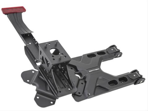 Smittybilt Spare Tire Mounts S/B2843 Carrier, Rear of Vehicle Location, Aluminum, Black Powdercoated, 37.00 in. Max Diameter, Jeep