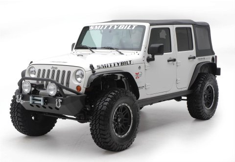 Smittybilt XRC Bumpers S/B76806 Bumper, XRC, Front, Steel, Black Textured Powdercoated, Jeep, Each