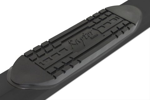 Raptor Series 6 in. Wheel-to-Wheel Oval Tube Side Step Bars 1401-0062B Nerf Bars, 6" Wheel to Wheel, Black E-Coated, 07-17Silverado/Sierra1500/2500 Crew Cab (6.5ft Bed)