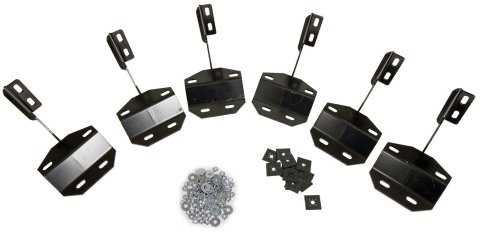 Raptor Series 6 in. OEM-Style Aluminum Running Boards for 2017-2024 F-350 SUPER DUTY, F-250 2015-2024 F-150 - 1703-0355 Boards, OEM-Style, Aluminum, Natural, Ford, Pair