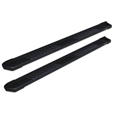 Raptor Series - Running Boards, Nerf Bars and Rock Sliders for 1999-2016 F-250 SUPER DUTY, F-350 DUTY 1703-0344BT 6 in OEM Style Slide Track Boards Black Textured Aluminum 99-16 Ford F-250/F-350 Super Duty Crew