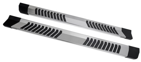 Raptor Series 6 in. OEM-Style Aluminum Running Boards 1701-0041 Boards, OEM-Style, Aluminum, Natural, Chevrolet, GMC, Pair