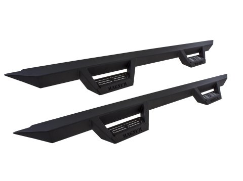 Raptor Series - Running Boards, Nerf Bars and Rock Sliders for 2007-2017 WRANGLER, 2018 WRANGLER JK RTS71JP RT Steps Black Textured 07-18 Jeep Wrangler Unlimited 4 Door Black Cab Length RT Steps
