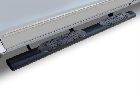 Raptor Series 6 in. Cab Length Oval Tube Side Step Bars for 2011-2018 1500, 2019-2023 1500 CLASSIC, 2009-2010 RAM - 1202-0173MB Nerf Bar, 6" Magnum Straight Oval, Black E-Coated, 15-17 Dodge Ram Quad (Including EcoDiesel)