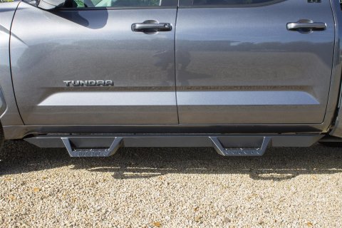 Raptor Series Magnum RT Drop Steps for 2022-2025 TUNDRA - RTS81TY BlackTextured, Alloy Steel, Bolt On, Toyota, Pair