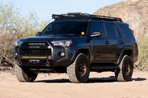 Raptor Series Magnum RT Front Bumpers for 2014-2024 4RUNNER - FBM75TYN-RT Bumper, RT, Fabricated, Steel, Black, Front, Toyota, Each