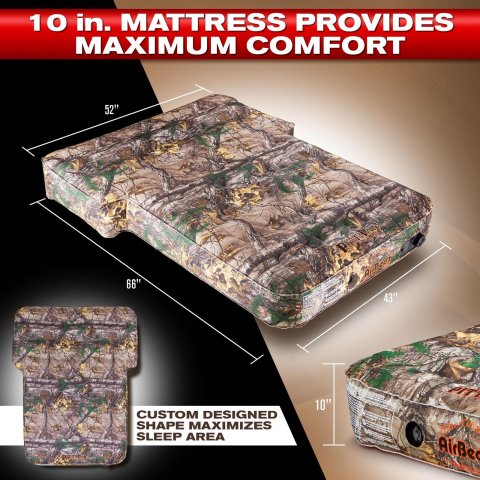 AirBedz XUV Air Mattresses PPI-CMO_XUV Mattress, AirBedz, Jeep, SUV, Crossover, Camo, 66 in. Width, 52 in. Length, 10 in. Height, Each