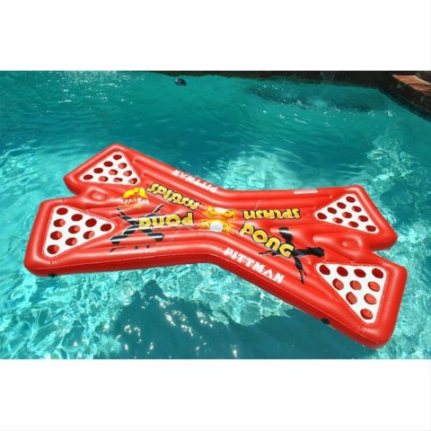 AirBedz Splash Pong Games PPI-SPX4 Outdoor Game, Double Pong, X-shaped Table for 4 Players, Each