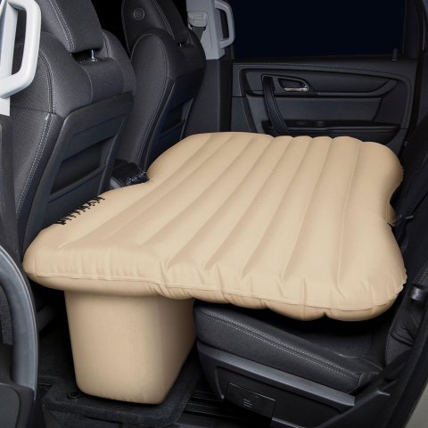 AirBedz Air Mattresses PPI-TAN_TRKMAT Inflatable Rear Seat Mattress Full-Size. Fits SUV's & Full-size Trucks