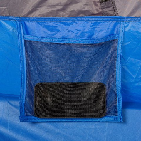 AirBedz EZ-Up Truck Bed Tents PPI-TBT_M5 Pittman Outdoors EZ_UP Tent, Mid Size 5.0 ft. - 5.2 ft. Beds, Blue/Grey, Each