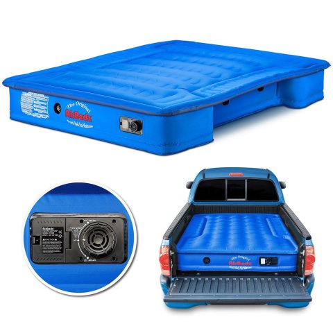 AirBedz Original Truck Bed Air Mattresses PPI-102 Mattresses, Bed, Queen, Polyester, Blue, Internal Pump, 63.50 W x 76.00 L x 12.00 in. T, for 6.00/6.50 ft. Beds, Truck, Each